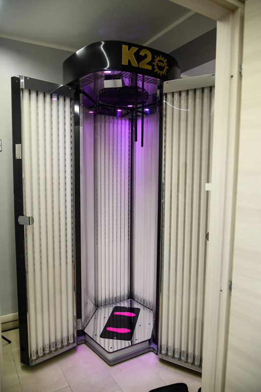 Doccia abbronzante e lunga durata nel nostro solarium